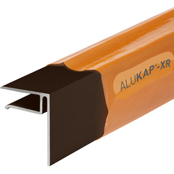 Alukap-XR 10mm End Stop Bar Brown 2.4m
