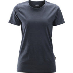 Snickers Women's T-Shirt Small Navy