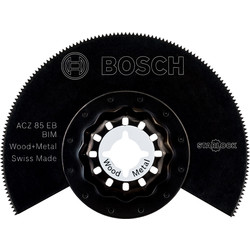 Bosch Starlock Wood and Metal Segment Saw Multi Tool Blade 85mm
