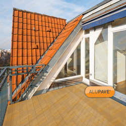 Alupave Fireproof Flat Roof & Decking Side Gutter