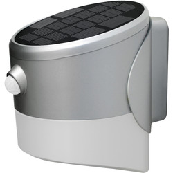 Luceco / Luceco SOLAR Guardian 2W PIR Wall Lantern IP44 Grey 200lm