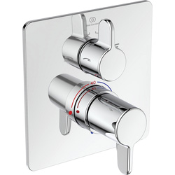 Ideal Standard Freedom Thermostatic Concealed Dual Outlet Shower Valve Square