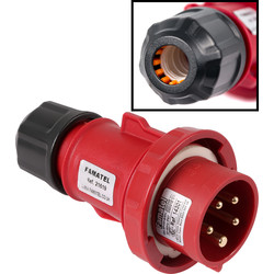 Industrial Watertight Plug IP67 415V 16A 3PN+E
