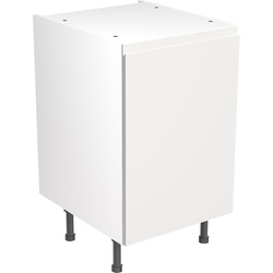 Kitchen Kit Flatpack J-Pull Kitchen Cabinet Base Unit Super Gloss White 500mm