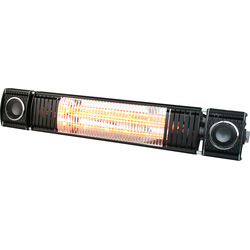 Zink Wall Mounted Heater with Bluetooth Speaker 2000W