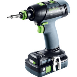 Festool 18V Li-Ion T 18+3 Cordless Drill Driver 2 x 4.0Ah