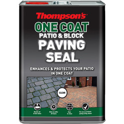 Thompsons Thompsons Onecoat Patio & Block Paving Seal 5L - 22157 - from Toolstation