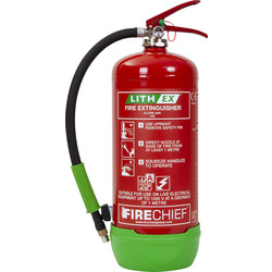 Fire Chief Firechief Lith-Ex Fire Extinguisher 6 Litre - 22183 - from Toolstation