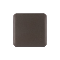 Schneider Electric Lisse Mocha Bronze Screwless Blank Plate