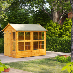Power Apex Potting Shed 8' x 6' - Double Doors
