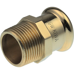 Pegler Yorkshire Pegler Yorkshire Xpress Press Fit Straight Male Connector 15mm x 1/2" - 22310 - from Toolstation