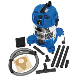 Draper 30L Wet & Dry Vacuum Cleaner With Power Tool Socket