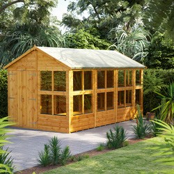 Power / Power Apex Potting Shed 14' x 8' Double Doors