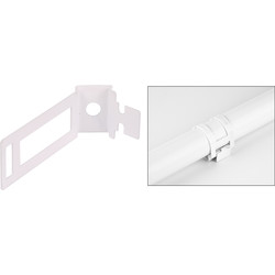 D Line Trade D-line Safe-D Conduit Clip 20mm White - 22342 - from Toolstation