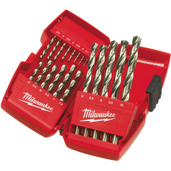 Milwaukee Milwaukee HSS-G Thunderweb Metal Drill Bit Set 19pc - 22387 - from Toolstation