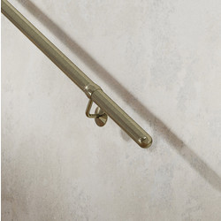 Rothley Rothley Stainless Steel Handrail Kit Antique Brass 3.6m - 22398 - from Toolstation