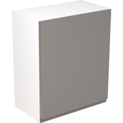 Kitchen Kit Kitchen Kit Ready Made J-Pull Kitchen Cabinet Wall Unit Super Gloss Dust Grey 600mm - 22534 - from Toolstation