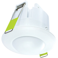 Integral LED Microwave Sensor IP20 White 3-10m Recess