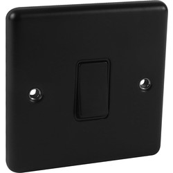Wessex Electrical Wessex Matt Black Switch 1 Gang 2 Way - 22986 - from Toolstation