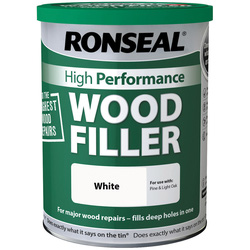 Ronseal High Performance Wood Filler White 1kg