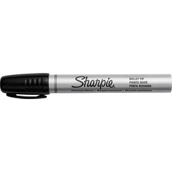 Sharpie Metal Barrel Pro Bullet Marker Black