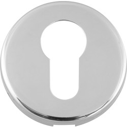 Eclipse Stainless Steel Euro Escutcheon Polished 52 x 8mm - 23457 - from Toolstation