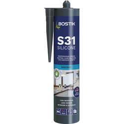 Bostik Pro S31 Sanitary Silicone 310ml Grey