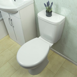 Ebb + Flo Thermoset Soft Close Wrap Over Toilet Seat