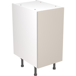 Kitchen Kit / Kitchen Kit Ready Made Slab Kitchen Cabinet Base Unit Ultra Matt Light Grey 400mm