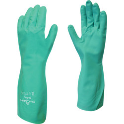 Showa Showa 730 Nitrile Chemical Resistant Gauntlet Large - 23698 - from Toolstation