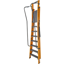 Werner Fibreglass Megastep With Handrail