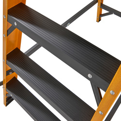Werner Fibreglass Megastep With Handrail
