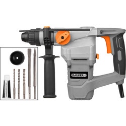 Bauker / Bauker 1000W 26mm SDS Plus Rotary Hammer Drill 240V