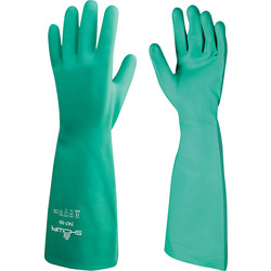 Showa Showa 747 Nitrile Chemical Resistant Gauntlet Large - 23811 - from Toolstation