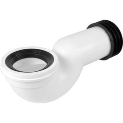 Aquaflow Swan Neck Pan Connector 4"/110mm - 23824 - from Toolstation