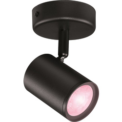 WiZ Smart LED Imageo Adjustable Spotlight 1 Light Colour Black