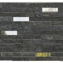 Marshalls / Marshalls Stoneface Drystack Walling Nero Quartzite with Mirrors 150 x 550mm