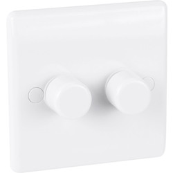 BG / BG White Low Profile Push Dimmer Switch