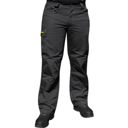 Stanley Derby Ripstop Cargo Trousers 34" R Black