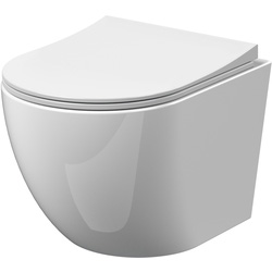 nuie Freya Wall Hung Toilet and Soft Close Seat 