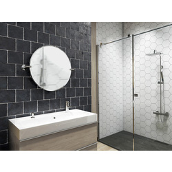 Sensio Pearl Non-Illuminated Bathroom Mirror With Tilting Wall Bracket Bevelled 500 x 500mm