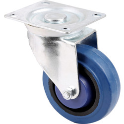 MOVE IT General Duty Electric Blue Castor Swivel 125mm / 160kg - 24678 - from Toolstation