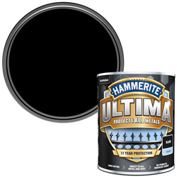 Hammerite / Hammerite Ultima Metal Paint Smooth Black 750ml