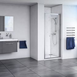 Aqualux / Aqualux Framed 6mm Shower Enclosure Bi-Fold Door Only 760mm