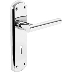 Hafele Imoen Door Handles Lock Polished - 24973 - from Toolstation