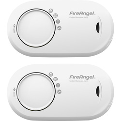 Fireangel FireAngel 10 Year Carbon Monoxide Alarm - Sealed for Life Battery FA3820 Twin Pack - 25102 - from Toolstation