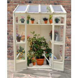 Forest Forest Garden Victorian Tall Wall Greenhouse 198cm (h) x 147cm (w) x 75cm (d) - 25136 - from Toolstation