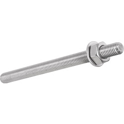 A2 Stainless Chemical Stud M10 x 130mm - 25317 - from Toolstation