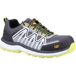 Caterpillar Charge S3 Metal Free Safety Trainers Black/Lime Size 6