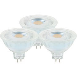 Integral LED Integral LED 12V Glass MR16 GU5.3 Lamp 5W Warm White 345lm - 25380 - from Toolstation